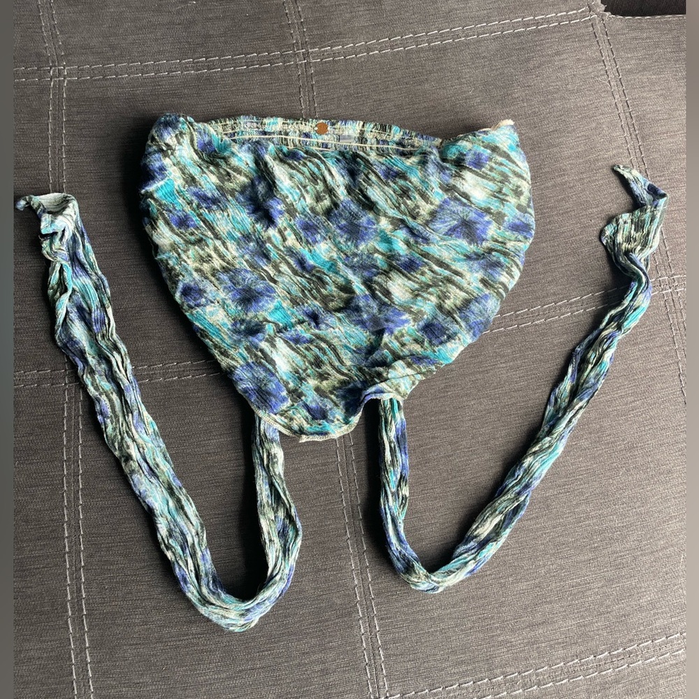 Free People tie bandana crop top bandeau